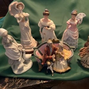 Porcelain Figurines .